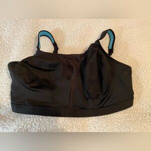 Champion Black Swim Top with Blue Accents size 42DDD